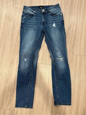 Hudson Jeans Kids Distressed Slim Leg - Blue Wash Cpsia 2008
